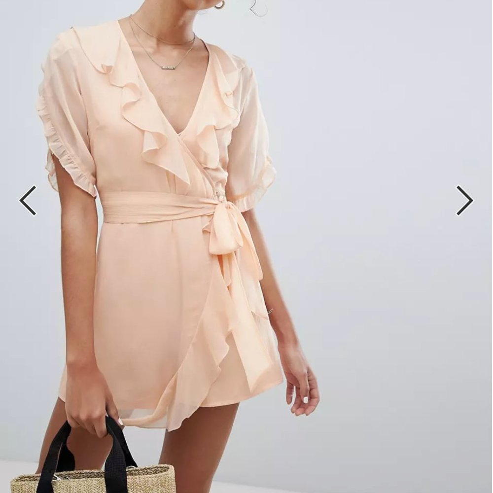 Asos romper dress wedding guest cocktail